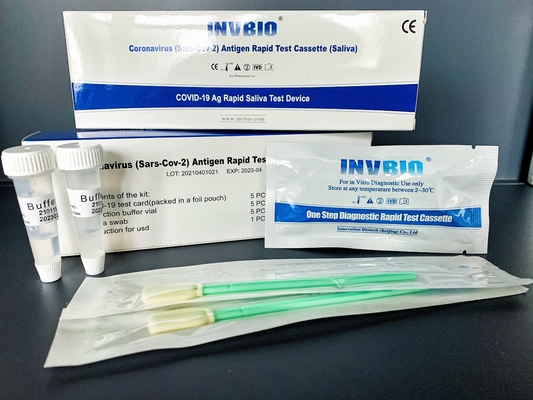 10-20 Minutes One Step Covid 19 Rapid Test Kit Rtk Antigen Rapid Test Cassette Saliva Lollipop