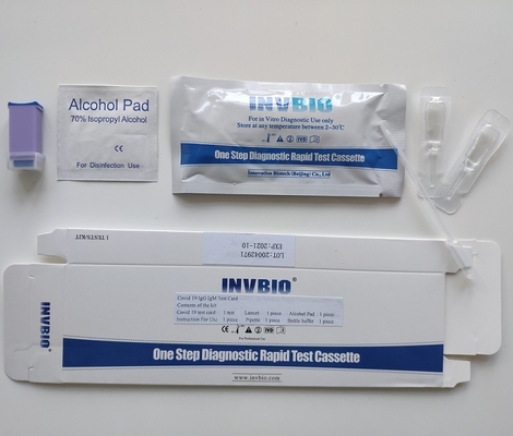 SARS-CoV-2 Coronavirus IgG IgM Antibody Test Kit One Step Self Testing INVBIO