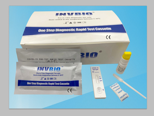 CE FSC FDA IgG IgM Colloidal Gold Rapid Test Kit For Antibody COVID19