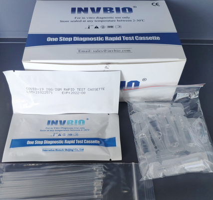 CE FSC FDA IgG IgM Colloidal Gold Rapid Test Kit For Antibody COVID19