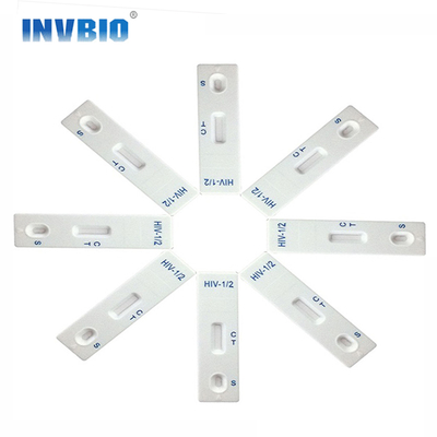 Medical IVD Whole Blood Tri Line HIV Rapid Test Kit Accuracy 99%
