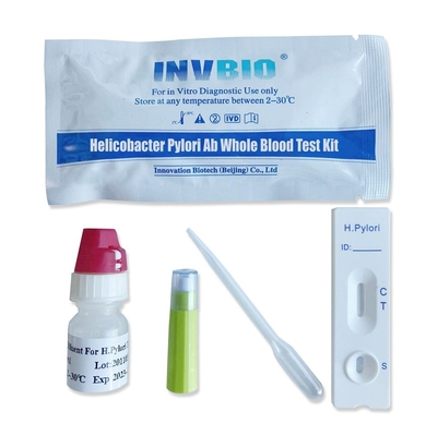 Highly Sensitive One Step H. Pylori Ag Feces Rapid Test Card