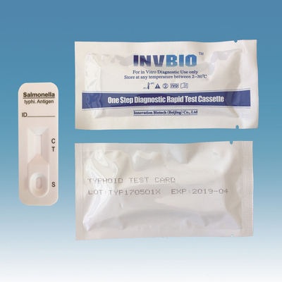 25 Ng/Ml Feces Salmonella Typhoid Fever Test Kit 25 Tests / Box