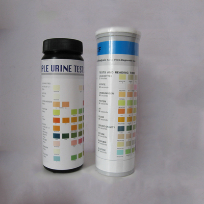 One Step Reagent 11 Parameter Urine Test Strips In Vitro Diagnostic