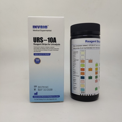 One Step Reagent 11 Parameter Urine Test Strips In Vitro Diagnostic