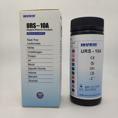 One Step Reagent 11 Parameter Urine Test Strips In Vitro Diagnostic